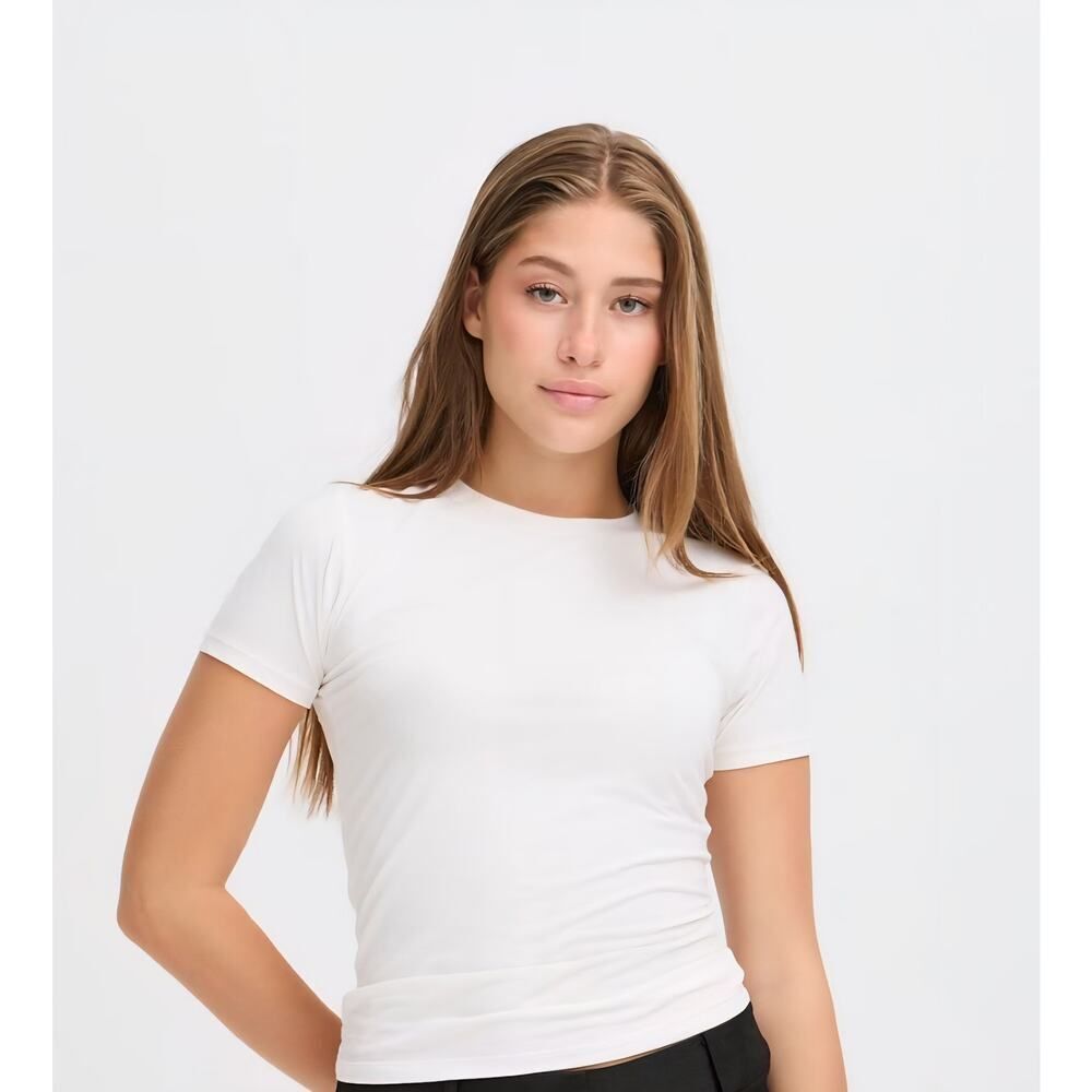 Ichi/Bruna Rizk IHESSA Fall 2025 Release T-Shirt, Size Small, Color Cloud Dancer